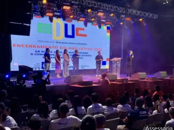 Estudantes da rede estadual participam de encerramento do Programa Educ 2025 em Cuiab�