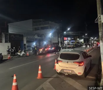 Operao Lei Seca termina com oito condutores presos em Vrzea Grande