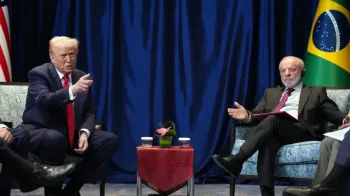 Muito coisa boa resultar desta parceria", diz Trump sobre Lula