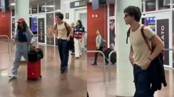 Bruna Marquezine e Shawn Mendes chegam juntos a Macei�