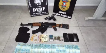 DERF prende em Sinop dois envolvidos em assalto com ref�ns em Cl�udia
