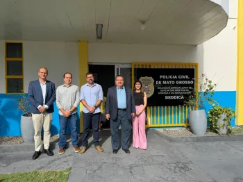 Pol�cia Civil e Minist�rio P�blico realizam visita t�cnica na obra da Deddica