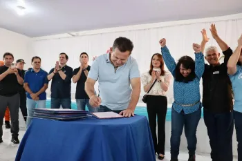 �Todas as estradas que temos, o Governo est� asfaltando�, afirma prefeita