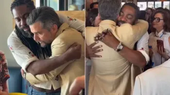 L�zaro Ramos encontra Wagner Moura em Los Angeles antes do Oscar 2026