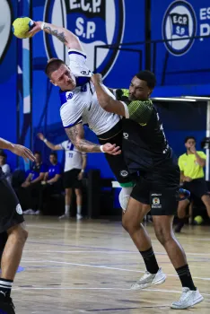 Antes do cl�ssico em Taubat�, Pinheiros mant�m 100% no Paulist�o de Handebol
