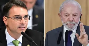 Fl�vio Bolsonaro aparece com 47% contra 44% de Lula em nova pesquisa