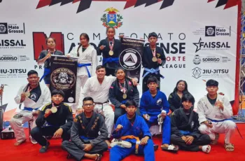 Projeto de jiu-jitsu fortalece protagonismo e identidade cultural de estudantes ind�genas em Brasnorte