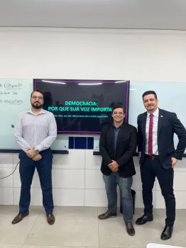 OAB Vai � Escola promove palestra sobre Direito Eleitoral para estudantes da Escola Estadual Deputado Emanuel Pinheiro