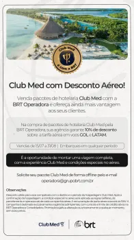 Ofertas de viagem do Grupo BRT