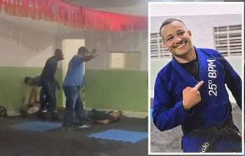 PM � morto a tiros em aula de jiu-j�tsu em CRAS do Cristo Rei, em VG