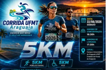 UFMT promove Corrida 5KM Araguaia 2026 com premia��o em dinheiro e vagas limitadas para 700 atletas