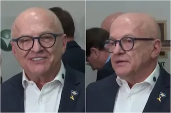 Pivetta em coletiva de imprensa