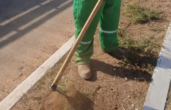 Imagem ilustrativa da a��o de limpeza em V�rzea Grande (Foto: Folhamax)