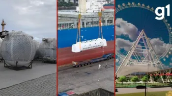 Roda-gigante chegando ao Parque Novo Mato Grosso em Cuiab�