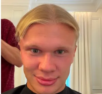 Erling Haaland em foto do Instagram.