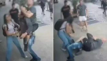 Delegado imobiliza suspeito que levou o celular da ex-companheira