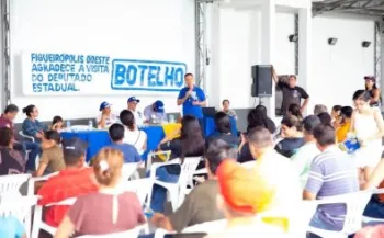 Eduardo Botelho visita o Oeste de Mato Grosso (Foto: FolhaMax)