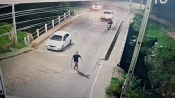 PM prende homem por danificar c�mera do programa Vigia Mais MT