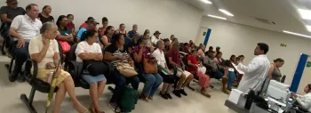 A��o multiprofissional na recep��o m�dica da Policl�nica Estadual da Regi�o Nordeste II Posse