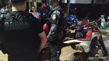 A��o integrada apreende 10 ve�culos em S�o Jos� do Rio Claro