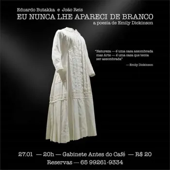 A leitura potica Eu nunca lhe apareci de branco - Gilda Portella