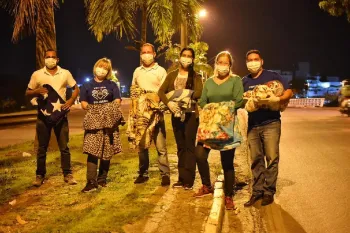 Campanha distribui cobertores para moradores de rua em Cuiab�