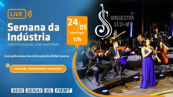 Concerto da Orquestra Sesi MT e Happening de Rafaell Jonnier