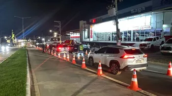 Opera��o Lei Seca resulta em 10 autua��es criminais em V�rzea Grande