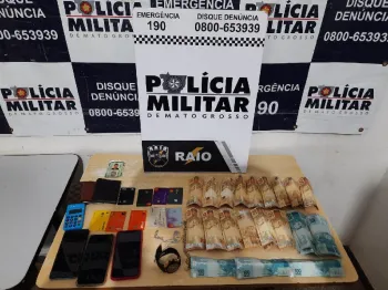Pol�cia Militar prende trio por estelionato em Cuiab�