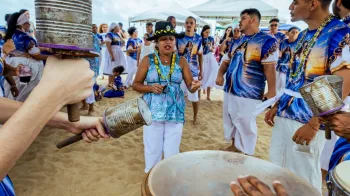 Celebra��o � Rainha do Mar em festejos na Praia de Iracema neste s�bado, 15 / Cr�dito: FCO FONTENELE