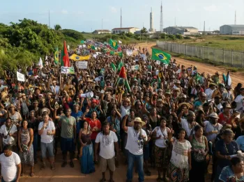 Protesto Imagem gerada por IA
