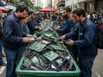 Reciclagem Imagem gerada por IA