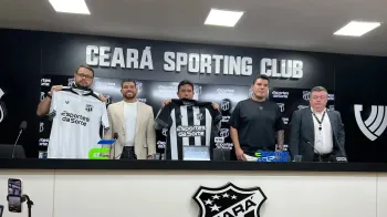 Cear� tem contrato com a Esportes da Sorte at� janeiro de 2027 - Foto: Lucas Catrib/SVM