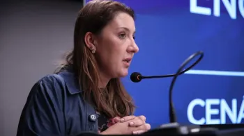 Daniella Marques � a coordenadora da equipe econ�mica na campanha de Fl�vio Bolsonaro. Foto: Thiago Gadelha.