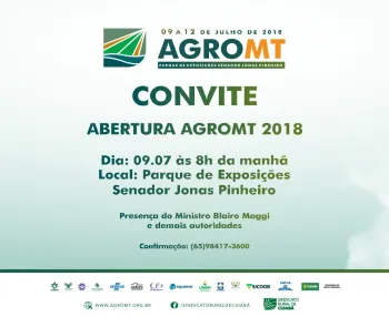 AgroMT 2018 ter� in�cio na pr�xima segunda-feira