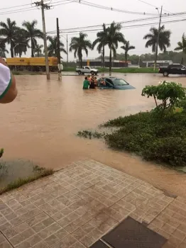 Fortes chuvas deixam cidade de MT em situa��o de emerg�ncia