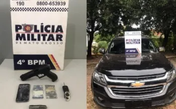 Mulher de 20 anos � presa por roubar carro em VG