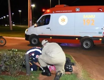 Mulher despenca do 3� andar de edif�cio e morre em Cuiab�