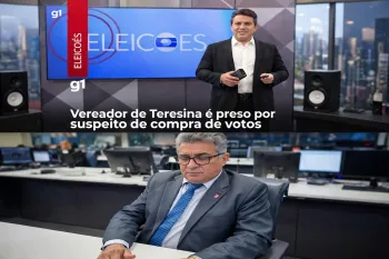 Vereador de Teresina est� entre 18 presos por suspeita de compra de votos. Foto: Reprodu��o/Divulga��o PF (Ajustada por IA)