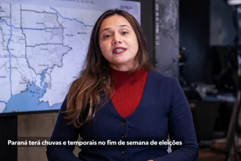 Paran� ter� chuvas e temporais no fim de semana de elei��es (Ajustada por IA)