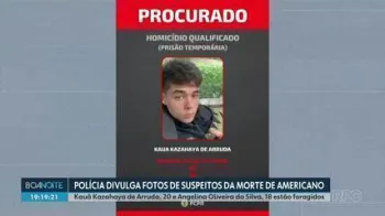 Pol�cia divulga fotos de suspeitos da morte de americano em Maring�