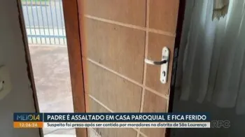 Padre passou por atendimento m�dico e est� bem Foto: Reprodu��o/RPC
