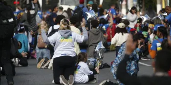 Segundo a pesquisa, 83% dos entrevistados s�o contr�rios � indica��o de voto por pastores e padres, enquanto 82% rejeitam a discuss�o pol�tica durante cultos e missas (Paulo Pinto/Agencia Brasil)