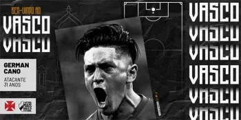 Vasco anuncia contrata��o de atacante argentino Germ�n Cano