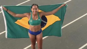 Atleta mato-grossense conquista medalha de ouro no salto a dist�ncia