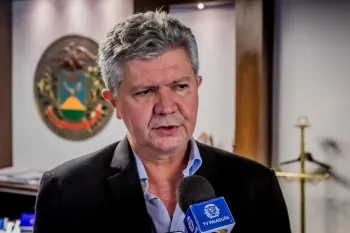 Secret�rio de Seguran�a P�blica de Mato Grosso, Alexandre Bustamante - Foto por: Christiano Antonucci/Secom-MT