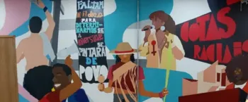 Faculdade de Educa��o lan�a v�deo acess�vel do mural Aquilombar a Universidade: 10 anos de lutas por cotas na Unicamp. Foto: Reprodu��o