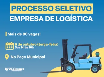 Processo seletivo empresa de log�stica