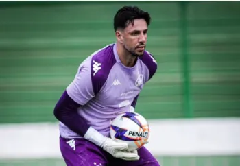 Goleiro reserva, Mateus Claus fez dois jogos pelo Guarani na temporada de 2026 Foto: Raphael Silvestre/Guarani FC