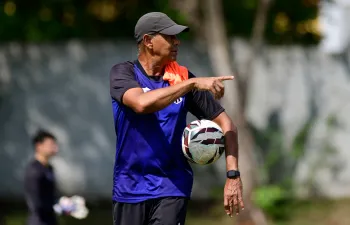 Nen� Santana comandou a Ponte na derrota por 2 a 0 para o Juventude - Marcos Ribolli/Ponte Press